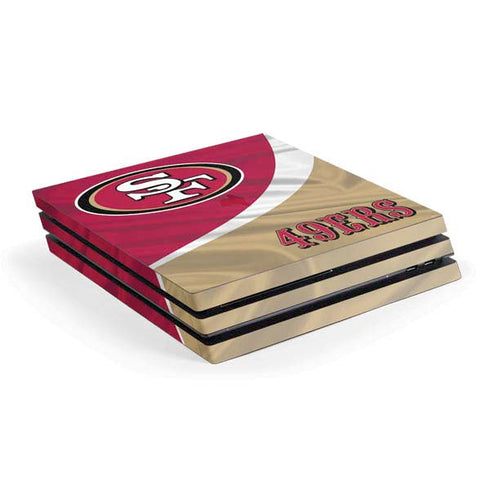 NFL San Francisco 49ers PS4 Pro Console Skin
